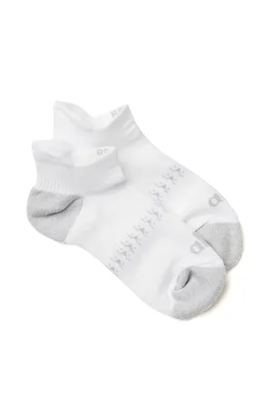 Women's Performance Tab Sock - White/Dove Grey