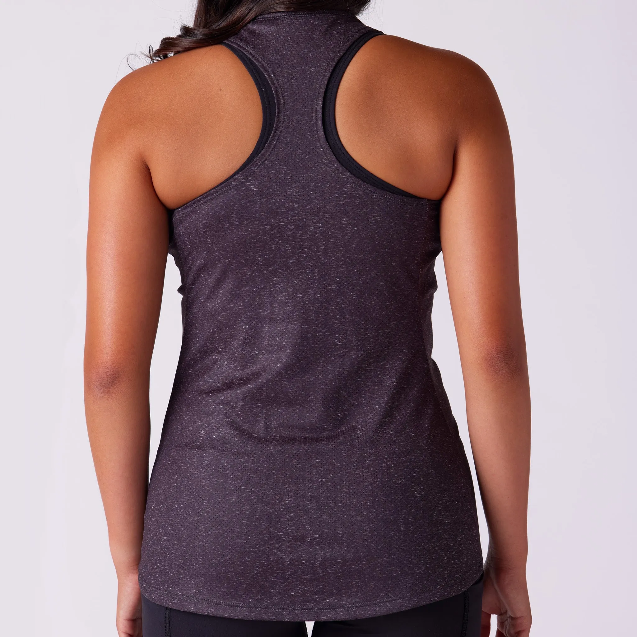 Women's Vapor Lite Tempo Tank - Heather Black