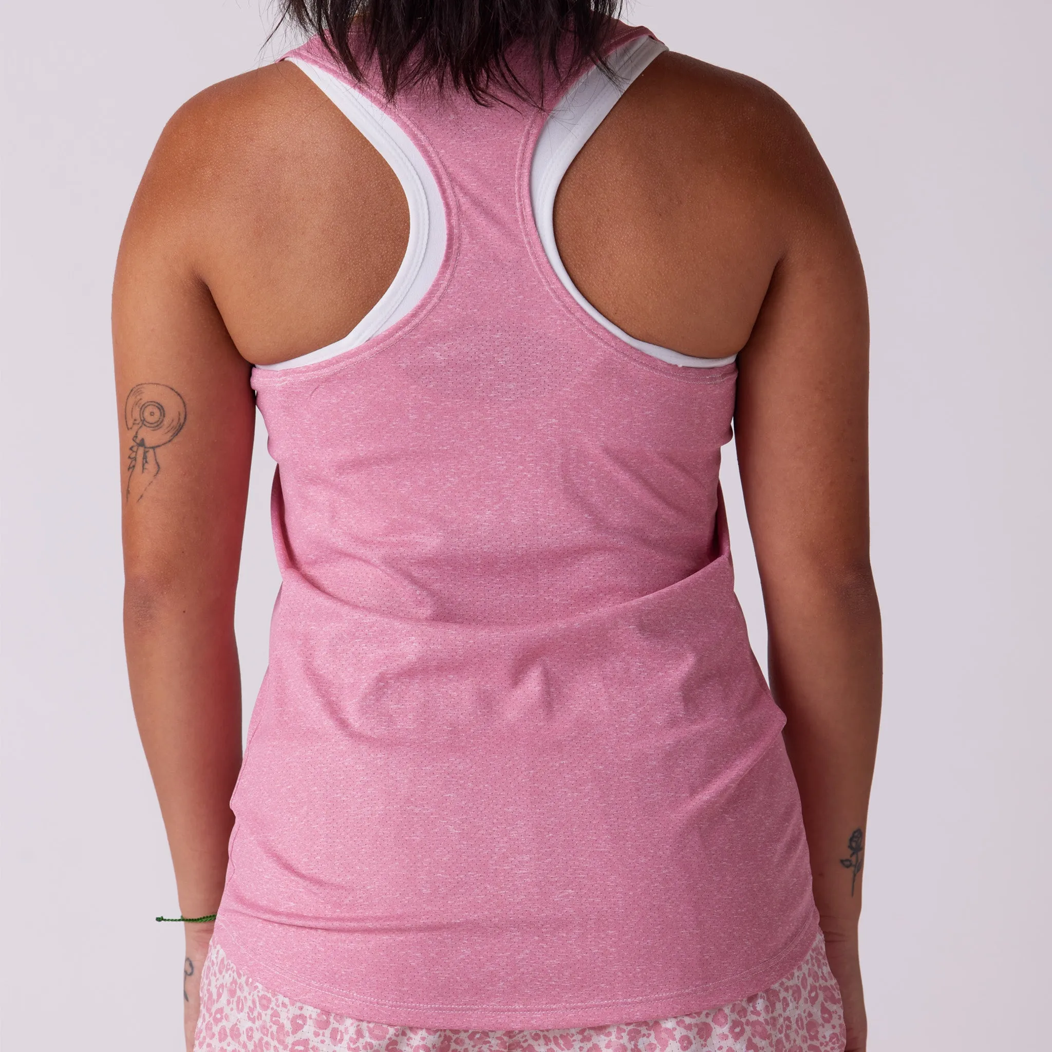 Women's Vapor Lite Tempo Tank - Heather Fondant